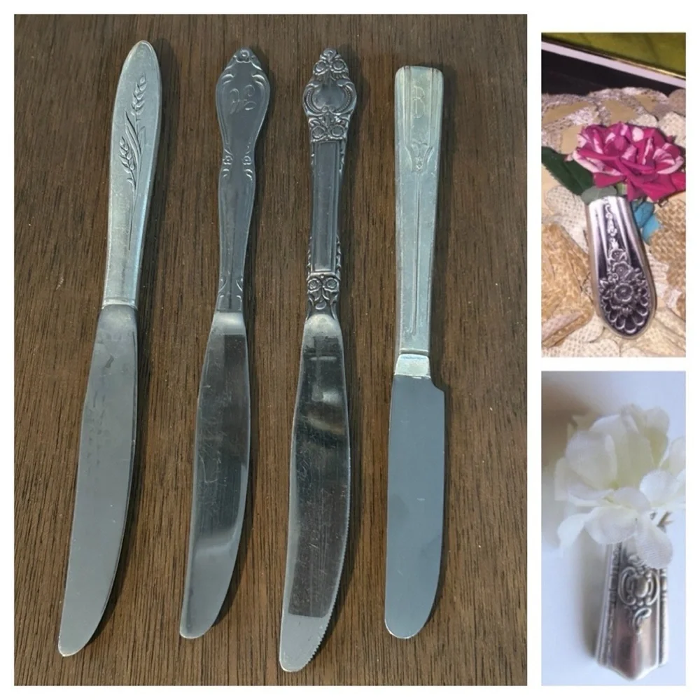 Vintage Silver-Plate Knives